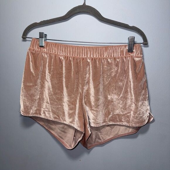 Madewell Pants - Madewell Velvet Pink Shorts Size Small EUC